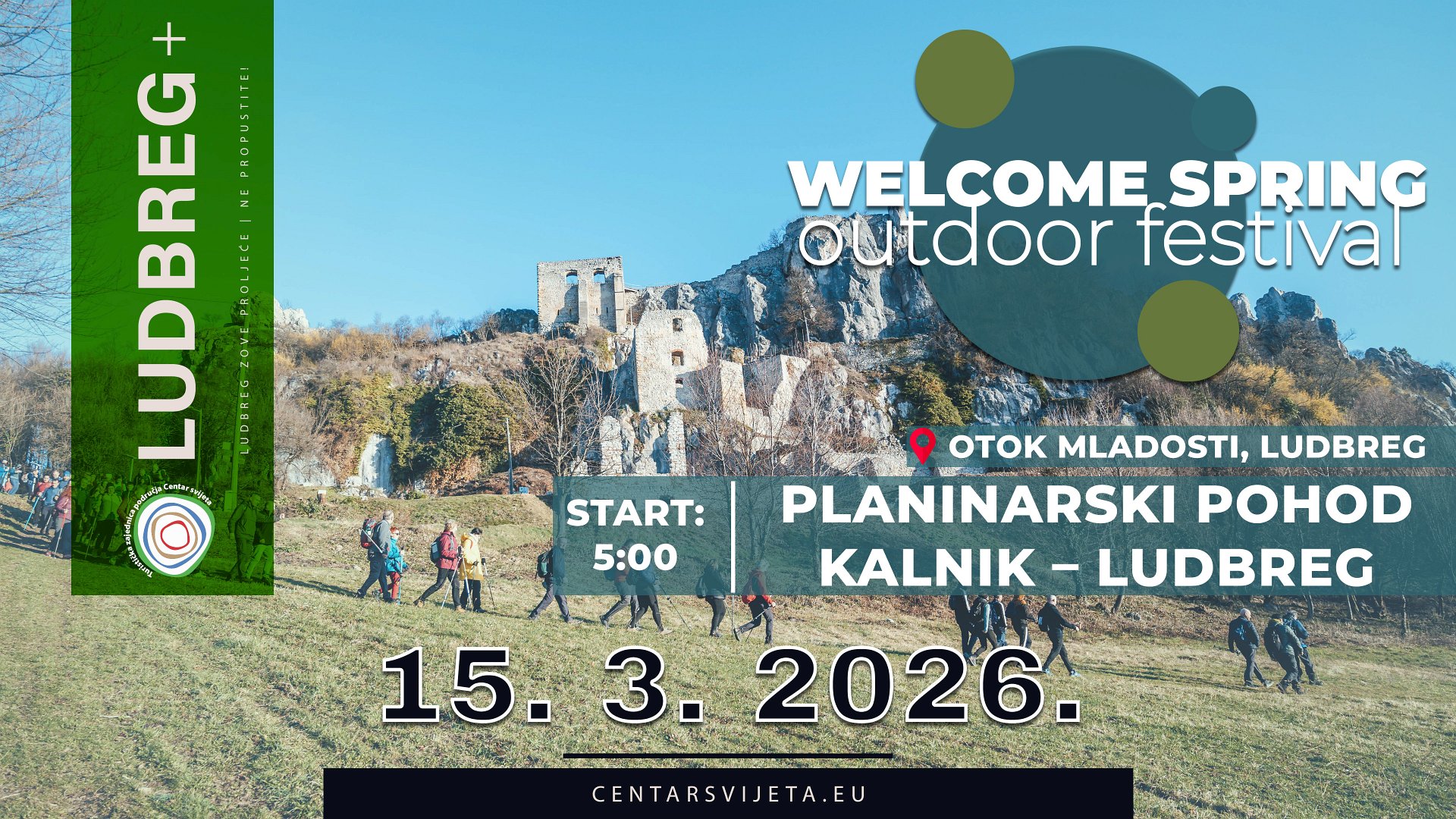 Planinarski pohod Kalnik - Ludbreg